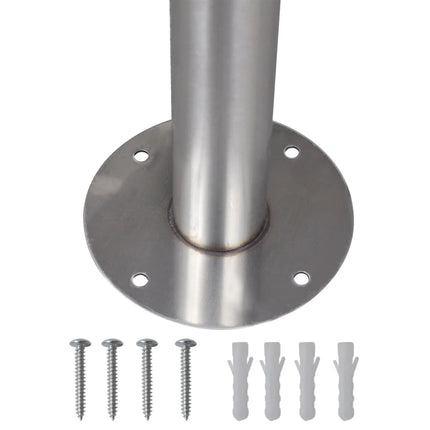 Boîte À Lettre Sur Support En Acier Inoxydable
