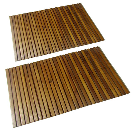 Tapis De Bain 2 Pcs Acacia