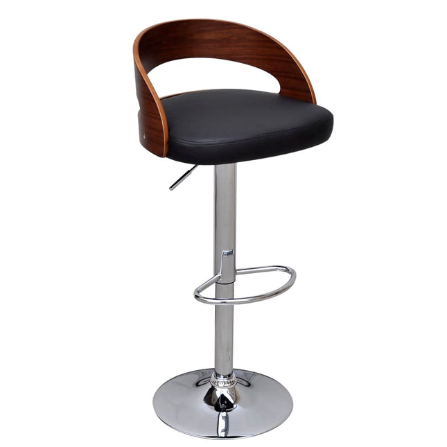 Tabourets De Bar Lot De 2 Bois Courbé