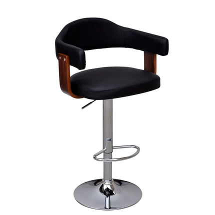Tabourets De Bar Lot De 2 Bois Courbé