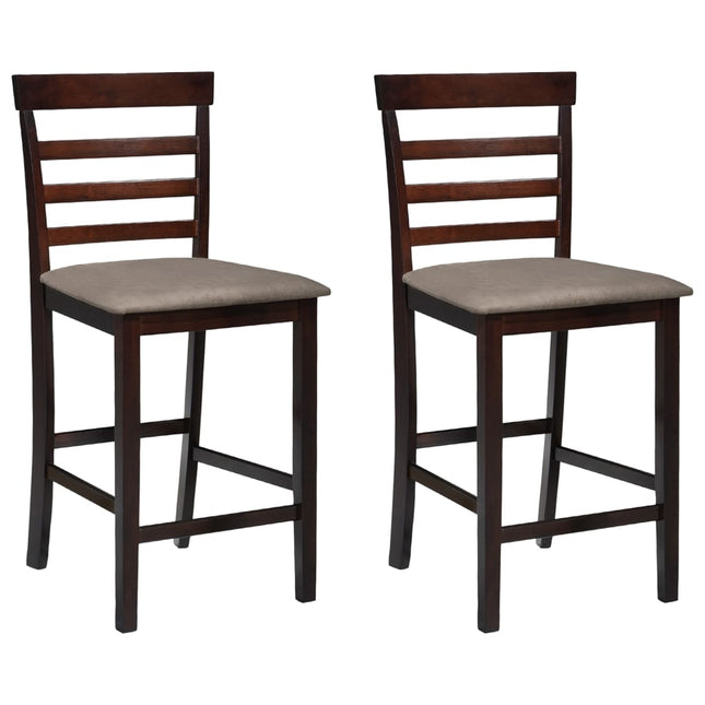 Tabourets De Bar 2 Pcs Tissu