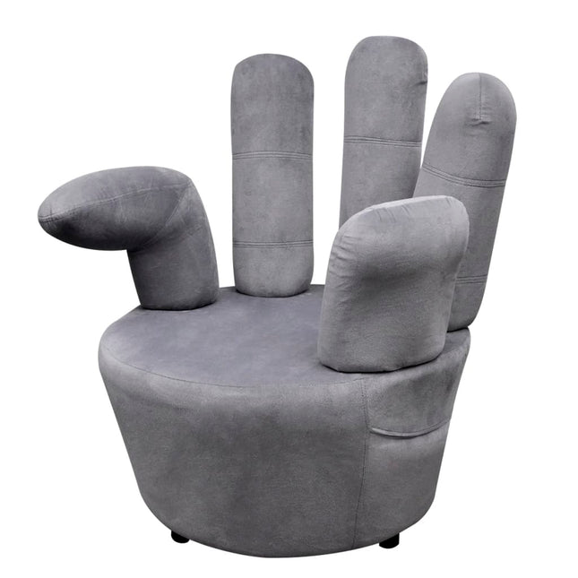 Chaise En Forme De Main Velours