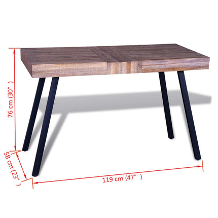 Table Teck Recyclé