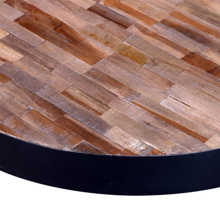 Table Basse Ronde Bois De Teck Recyclé