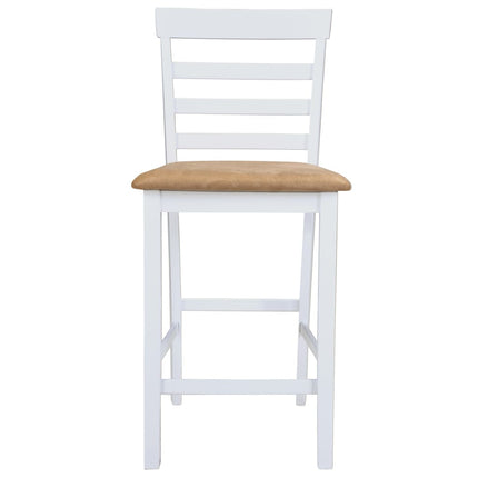 Set Table Et 4 Chaises De Bar En Bois Coloris