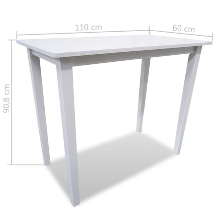 Set Table Et 4 Chaises De Bar En Bois Coloris