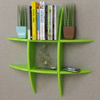 Étagère Murale Mdf Rangement De Livres/Dvd