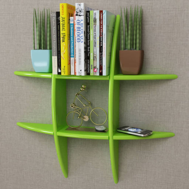 Étagère Murale Mdf Rangement De Livres/Dvd