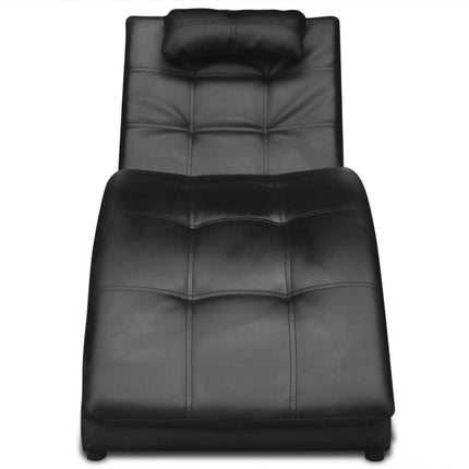 Chaise Longue Avec Oreiller Similicuir