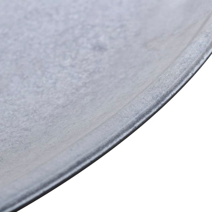 Table D'appoint Ronde Gris Aspect De Béton