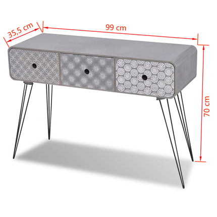 Table Console Avec 3 Tiroirs