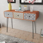Table Console Avec 3 Tiroirs