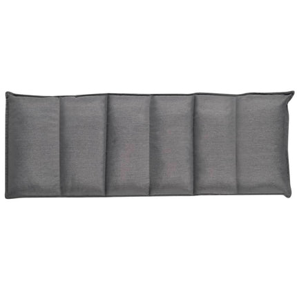 Chaise Longue Pliable De Sol Gris Tissu