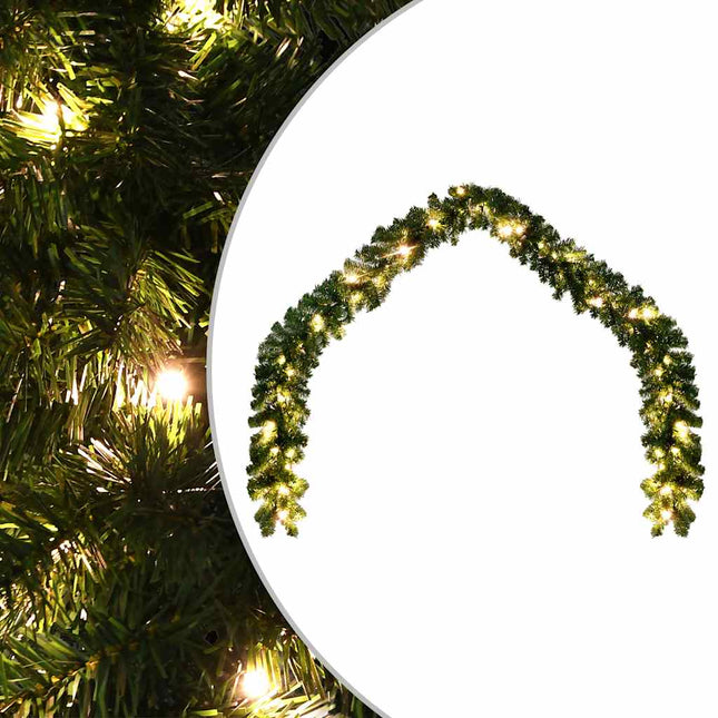 Guirlande De Noël Avec Lumières Led Blanc