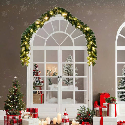 Guirlande De Noël Avec Lumières Led Blanc