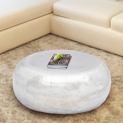 Table Basse Martelée En Aluminium É