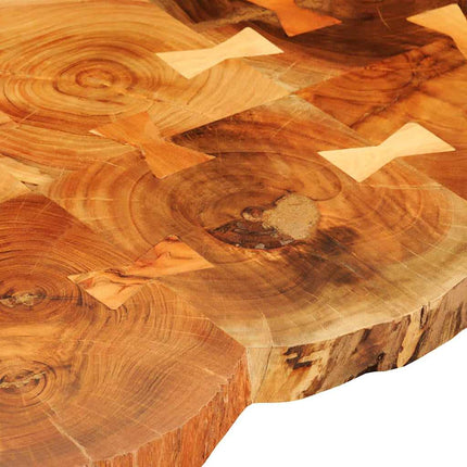 Table Basse 35 Cm 6 Troncs Bois