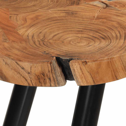 Table Basse 35 Cm 6 Troncs Bois
