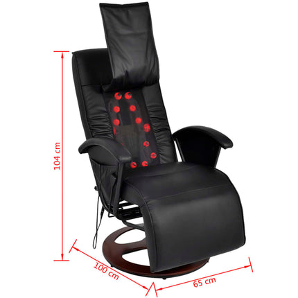 Fauteuil De Massage Shiatsu Similicuir
