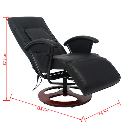 Fauteuil De Massage Shiatsu Similicuir