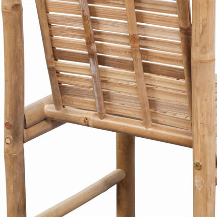 Tabourets De Bar Lot De 2 Bambou