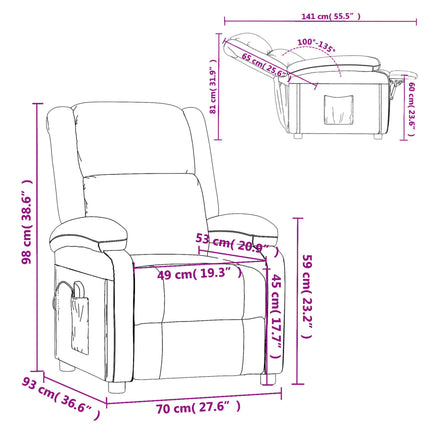 Fauteuil De Massage Similicuir