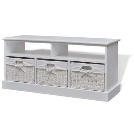 Banc De Stockage Aarau Blanc Blanc