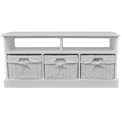 Banc De Stockage Aarau Blanc Blanc