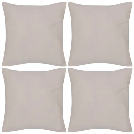 Housses De Coussin Coton 4 Pcs