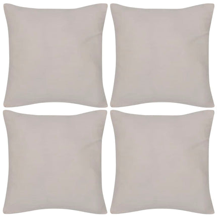 Housses De Coussin Coton 4 Pcs