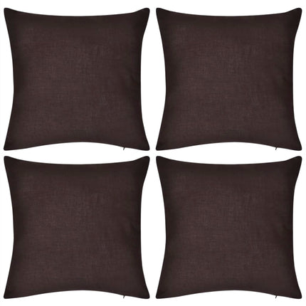 Housses De Coussin Coton 4 Pcs