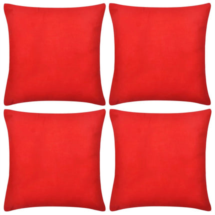 Housses De Coussin Coton 4 Pcs