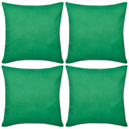 Housses De Coussin Coton 4 Pcs