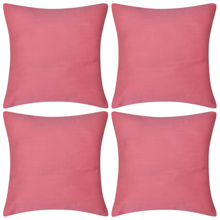 Housses De Coussin Coton 4 Pcs