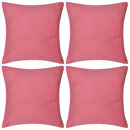 Housses De Coussin Coton 4 Pcs