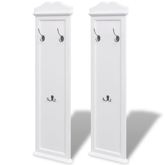 Portemanteaux 2 Pcs Blanc