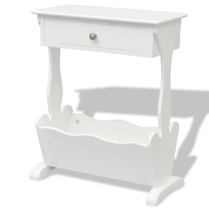 Porte-Revues Melrose Blanc Blanc
