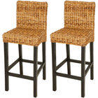 Tabourets De Bar Lot De 2 Abaca