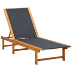 Noir / Chaise longue / 1