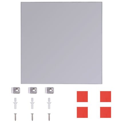 Carreaux De Miroir Sans Cadre 8 Pcs 20,5 Cm