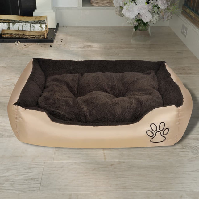 Lit Pour Chiens Beige Et