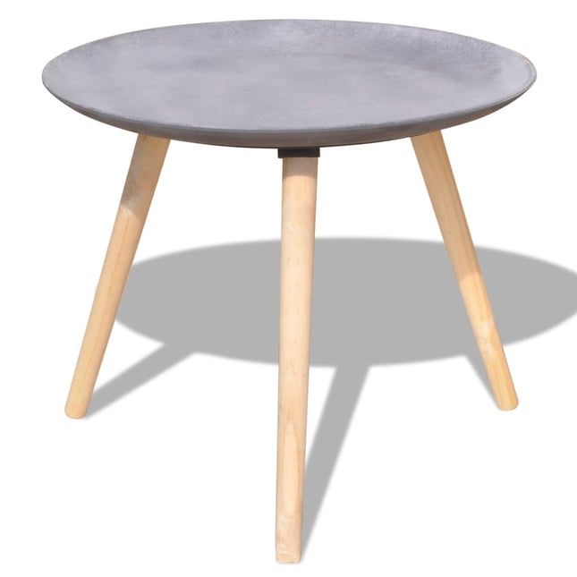 Ensemble De Table D'appoint/Table Basse 2 Pcs 55 Cm Et 44 Cm