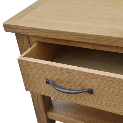 Table Basse 88X53X45 Cm Bois De Chêne Massif