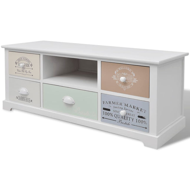 Meuble Tv En Style Français Bois