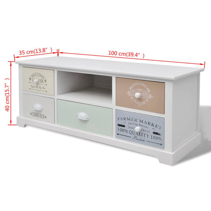 Meuble Tv En Style Français Bois
