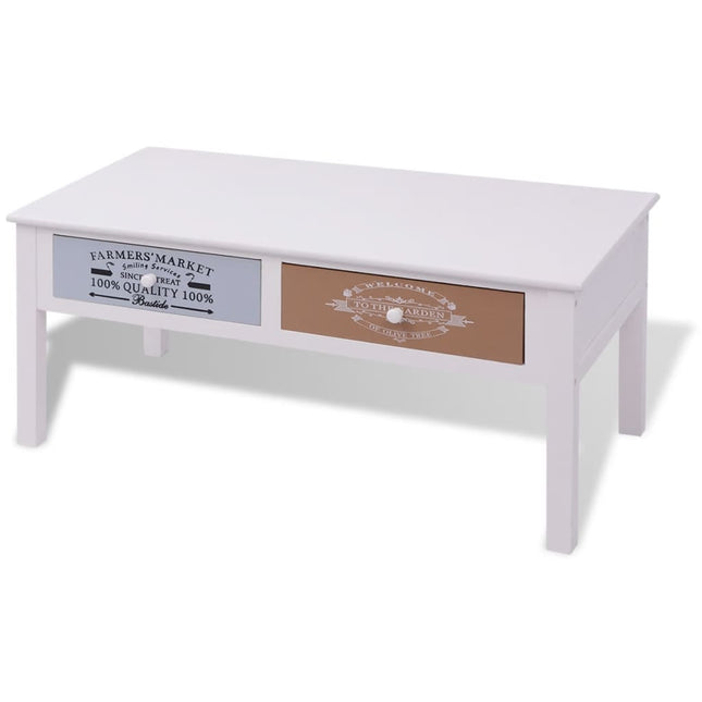 Table Basse En Style Français Bois