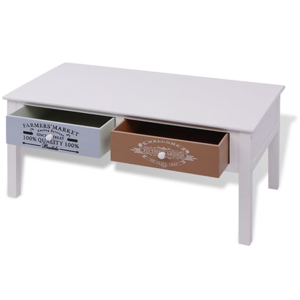 Table Basse En Style Français Bois