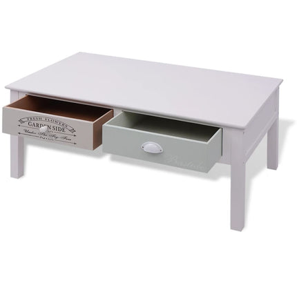 Table Basse En Style Français Bois