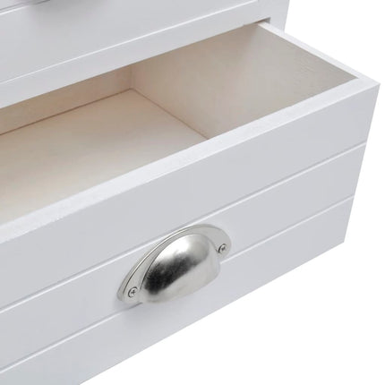 Table De Chevet Blanc