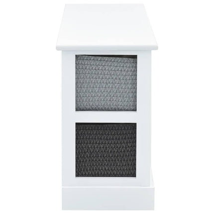 Banc De Rangement 6 Tiroirs Bois
